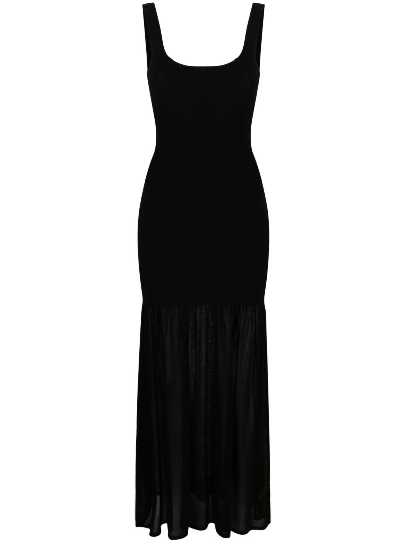 Black Knitted Maxi Dress