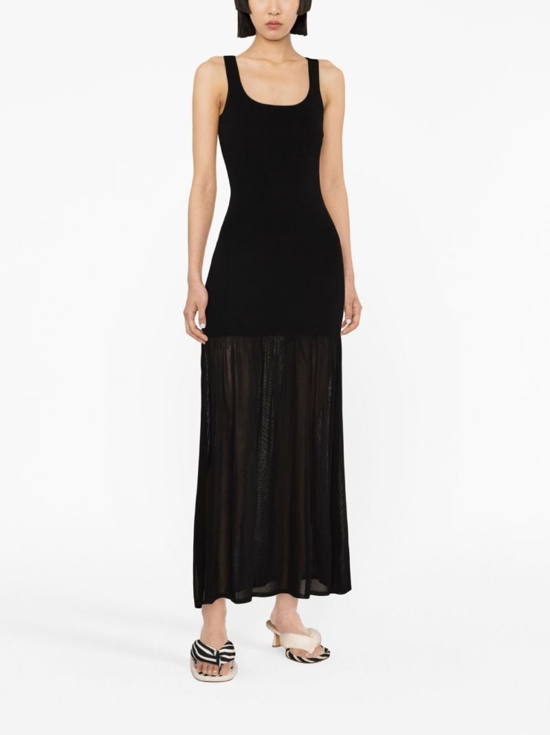 Black Knitted Maxi Dress
