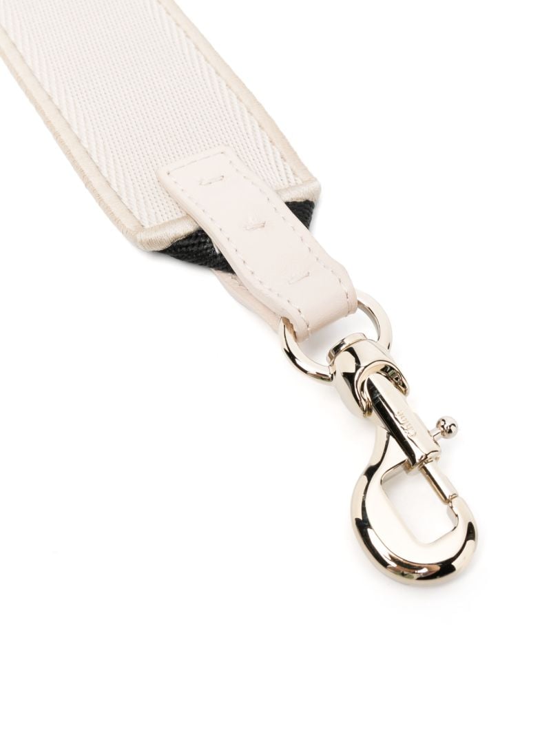 Black Logo Jacquard Bag Strap