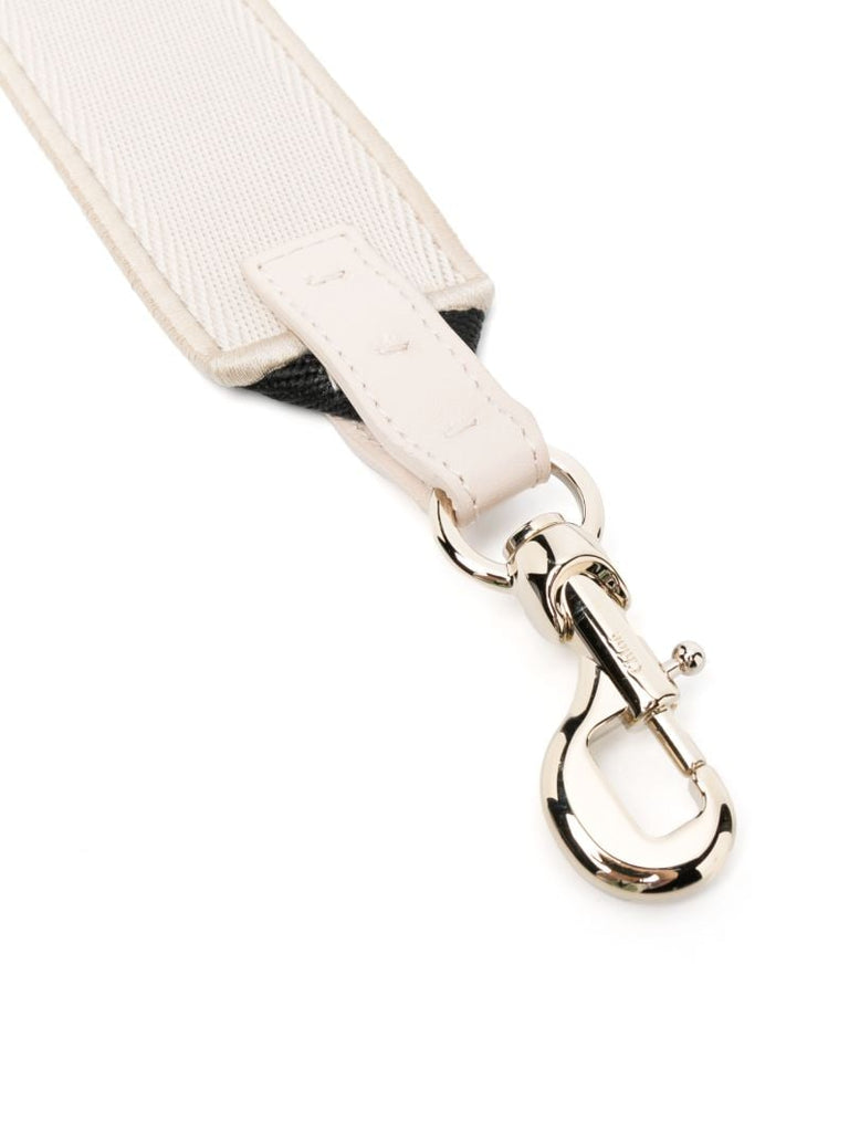Black Logo Jacquard Bag Strap