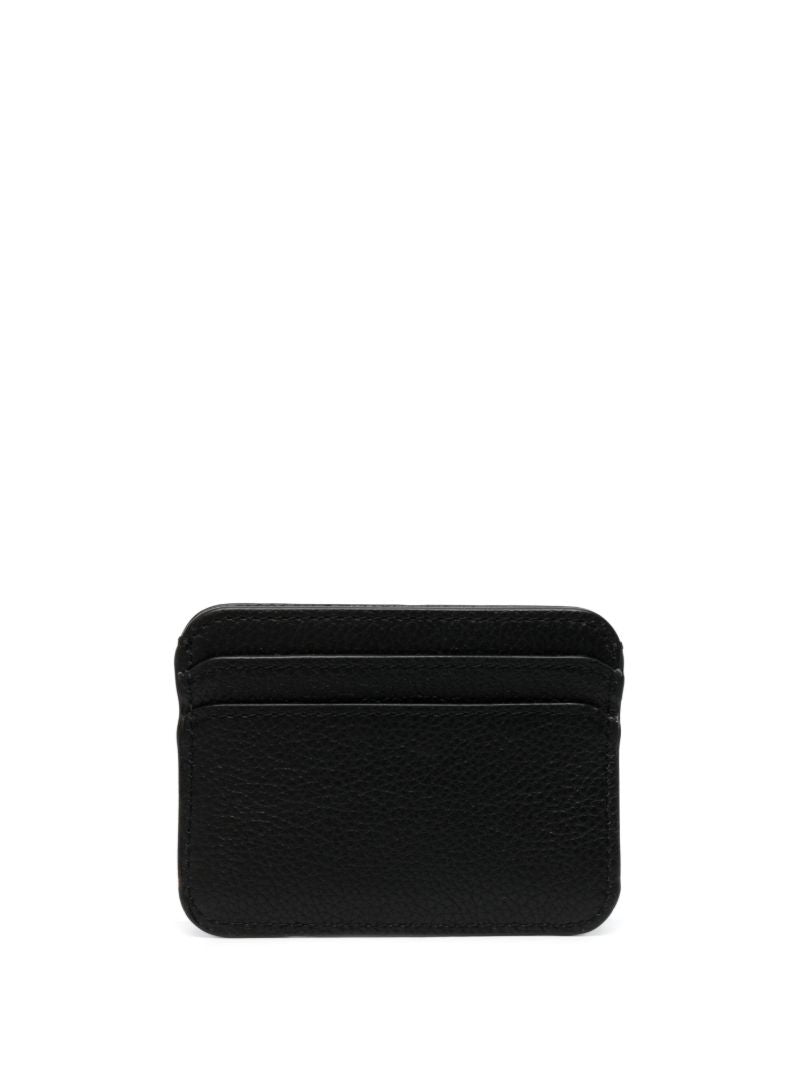 Black Marcie Leather Card Holder