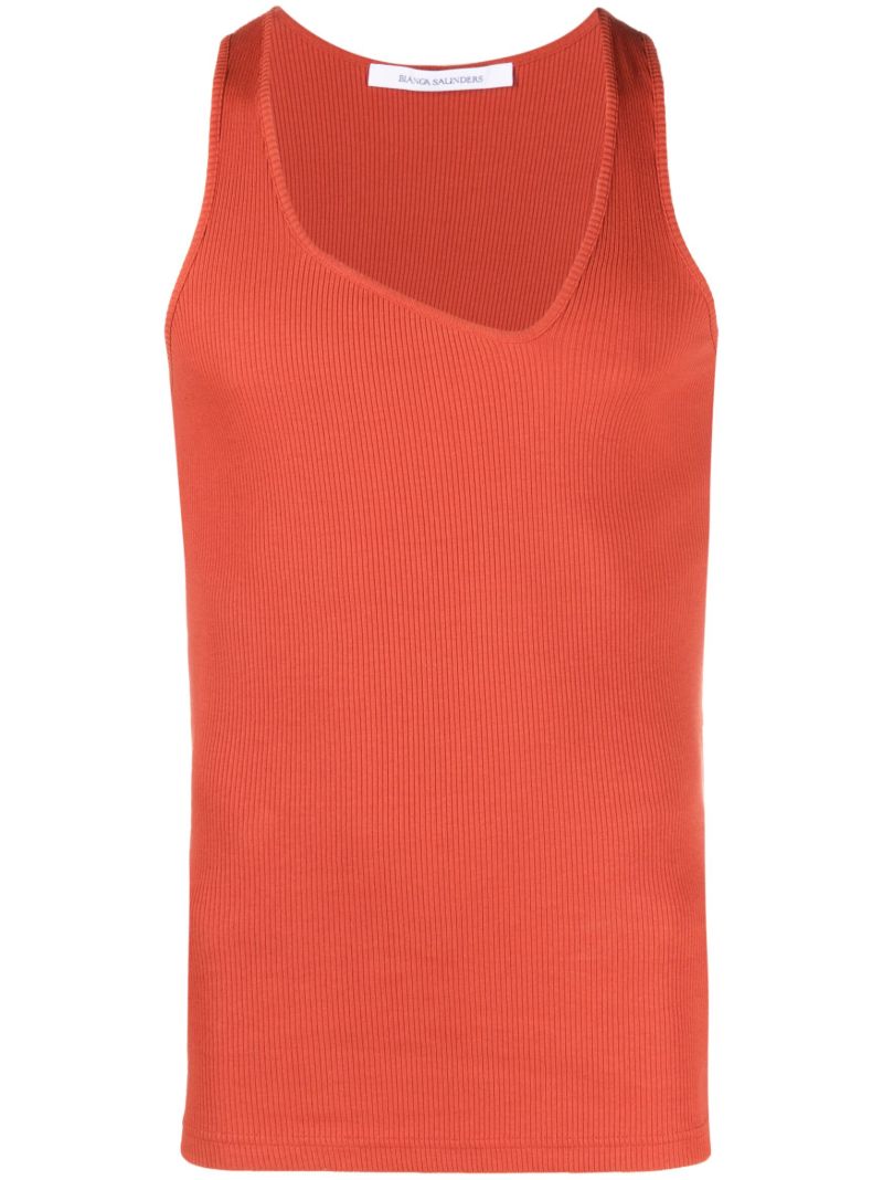 Red Y Neck 23 Cotton Vest