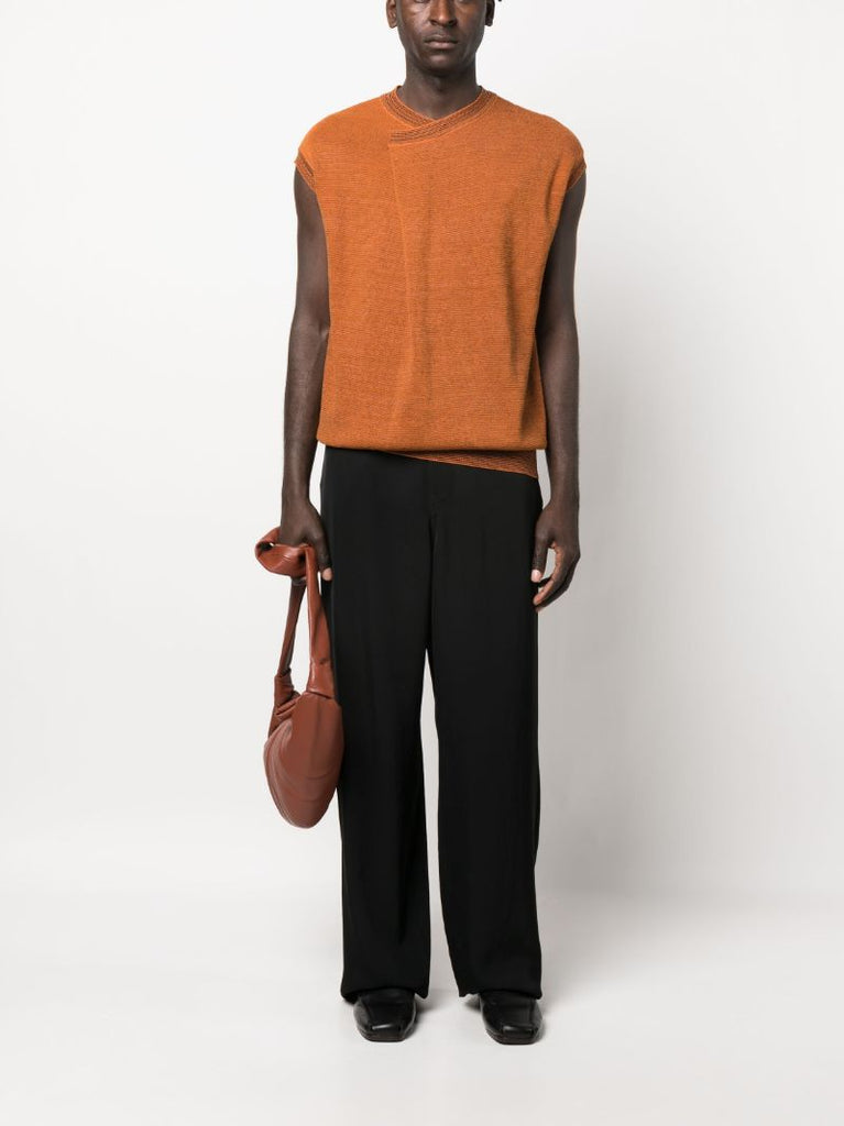 Orange Aduke Knitted Vest Top