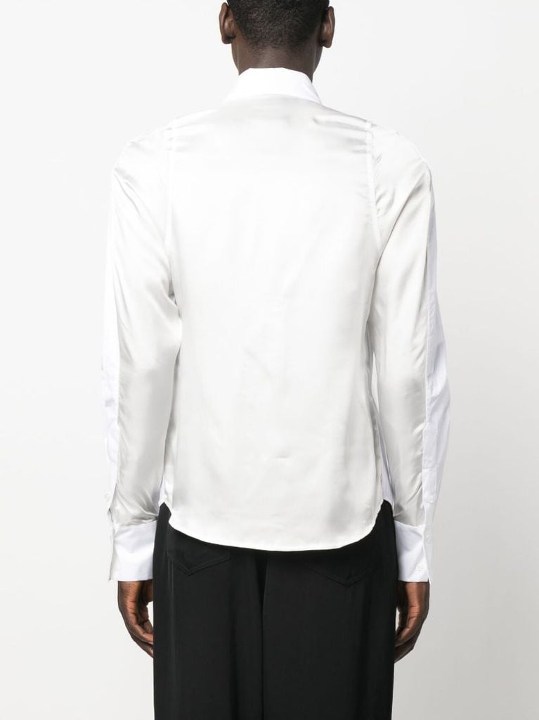 White Row Back Long Sleeve Shirt