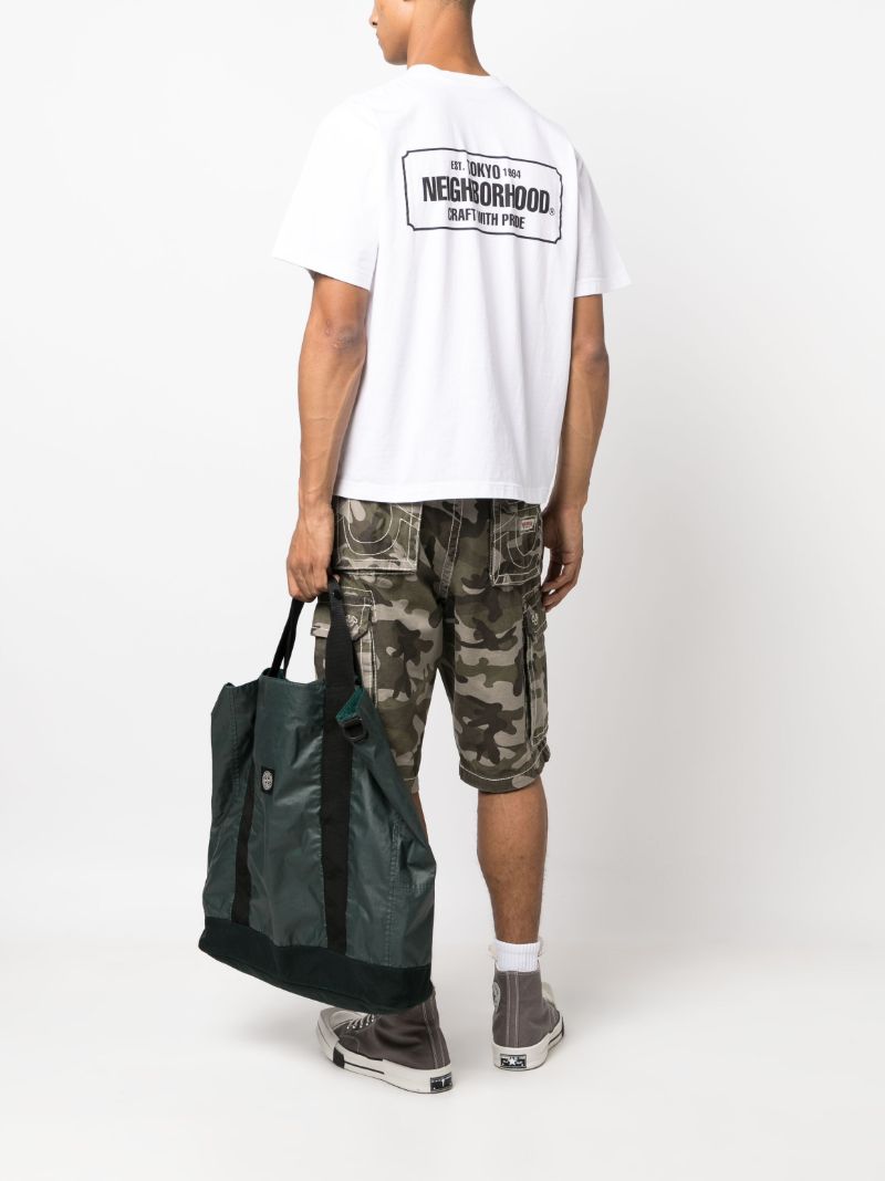 White Logo-print Cotton T-shirt