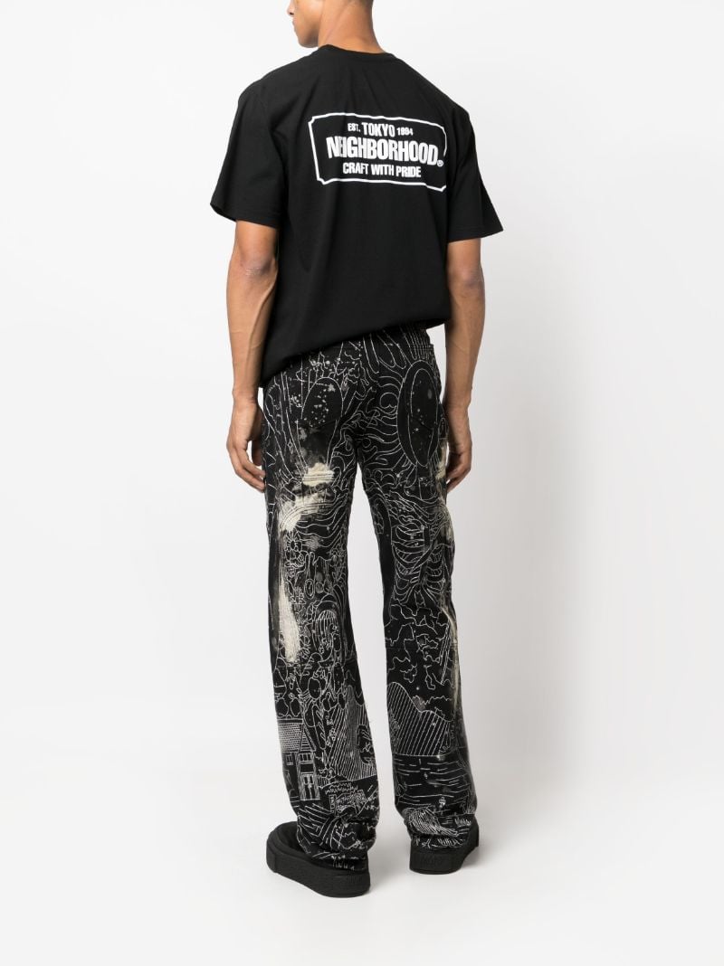 Black Logo-print Cotton T-shirt