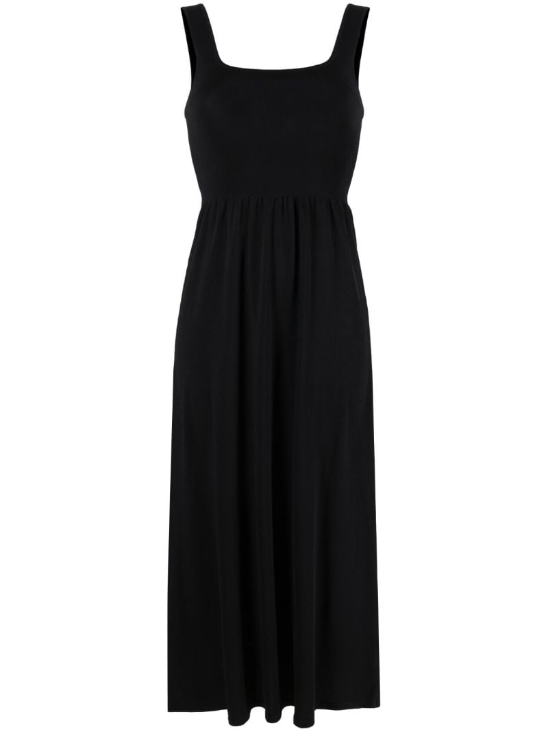 Black Knitted Midi Dress