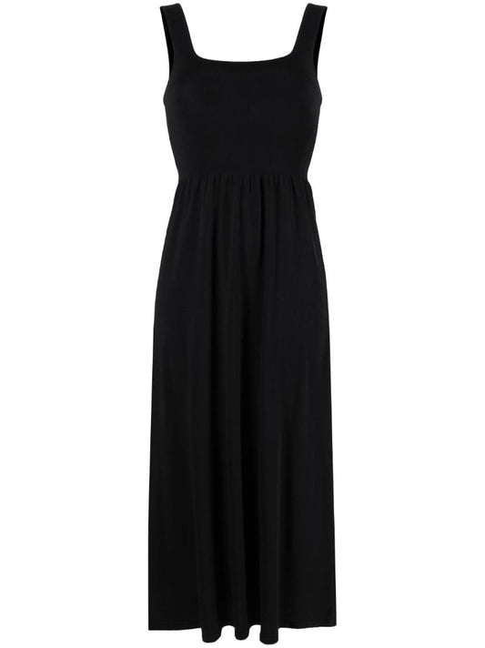 Black Knitted Midi Dress