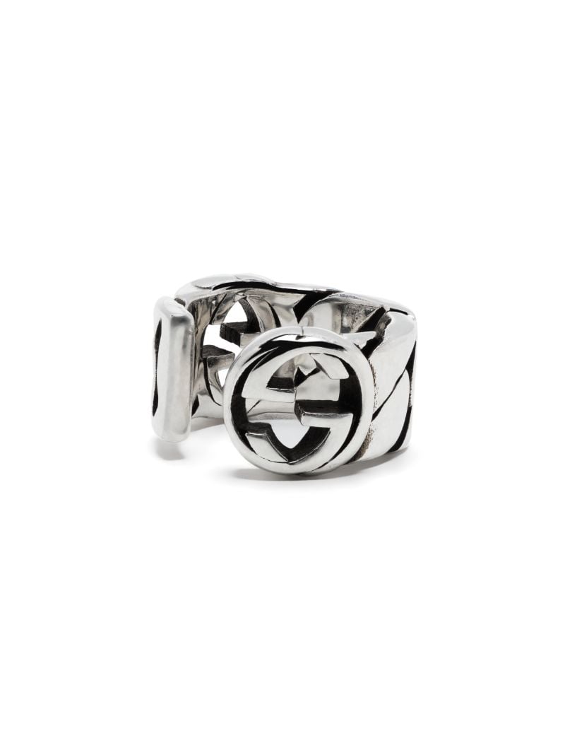 Sterling Silver Interlocking Ear Cuff