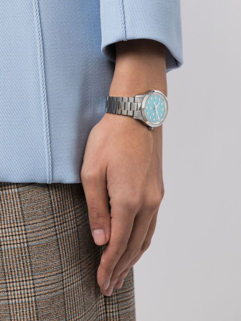 Blue G-timeless Stainless Steel Watch