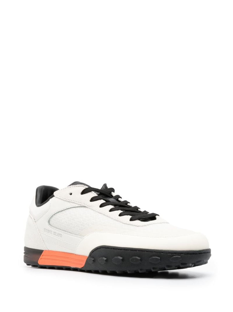 White S0202 Leather Sneakers