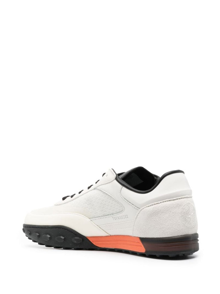 White S0202 Leather Sneakers