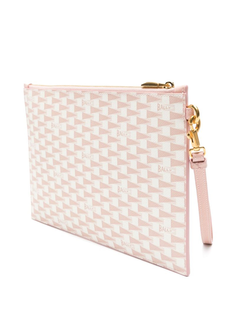 Pink Pennant Clutch Bag
