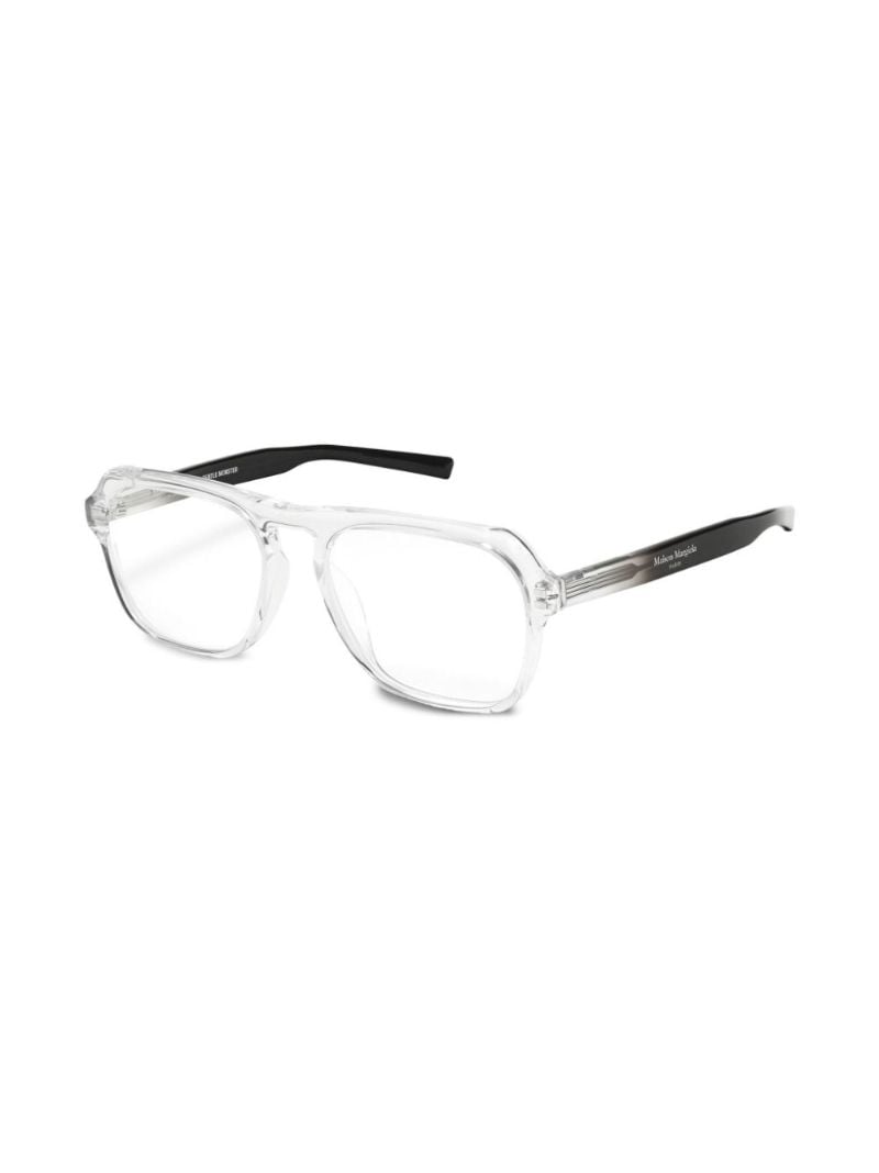 X Maison Margiela Neutral Mm011 C1 Square-frame Glasses