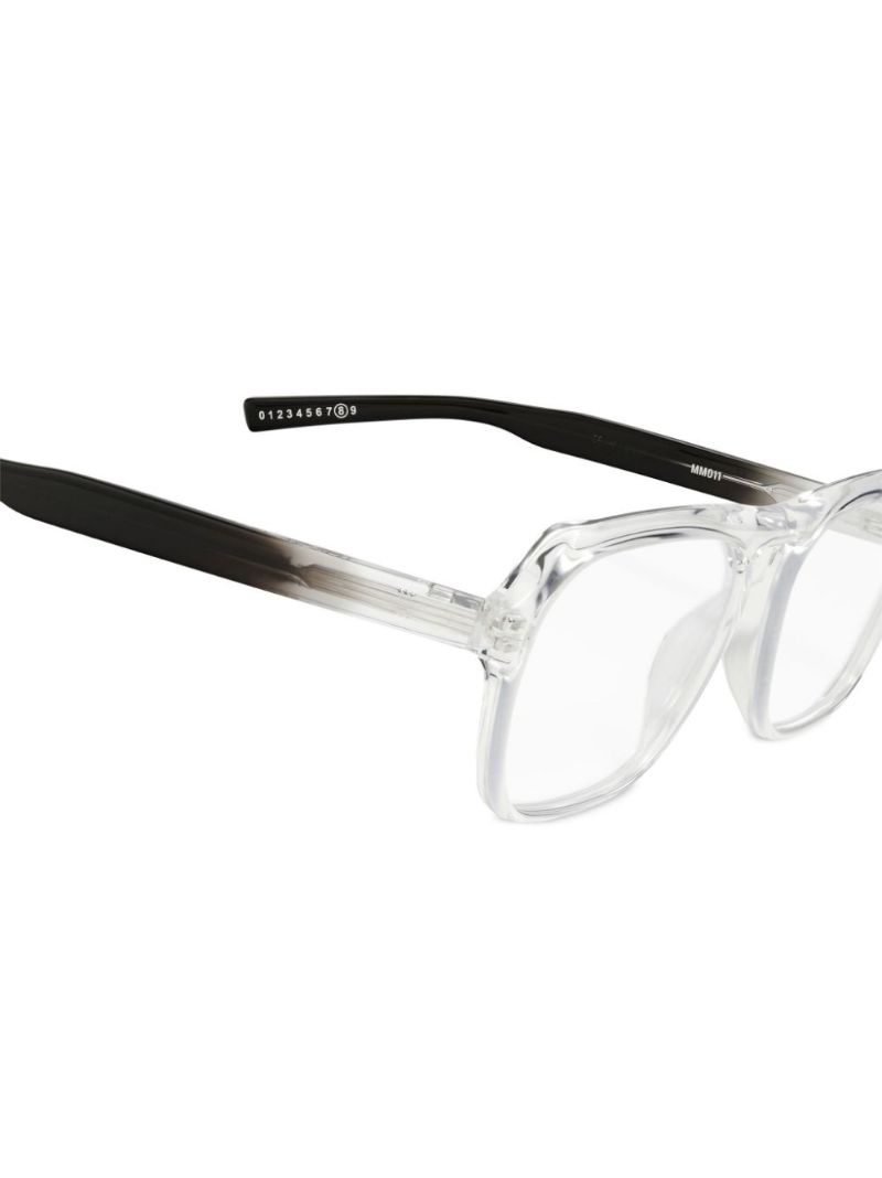 X Maison Margiela Neutral Mm011 C1 Square-frame Glasses