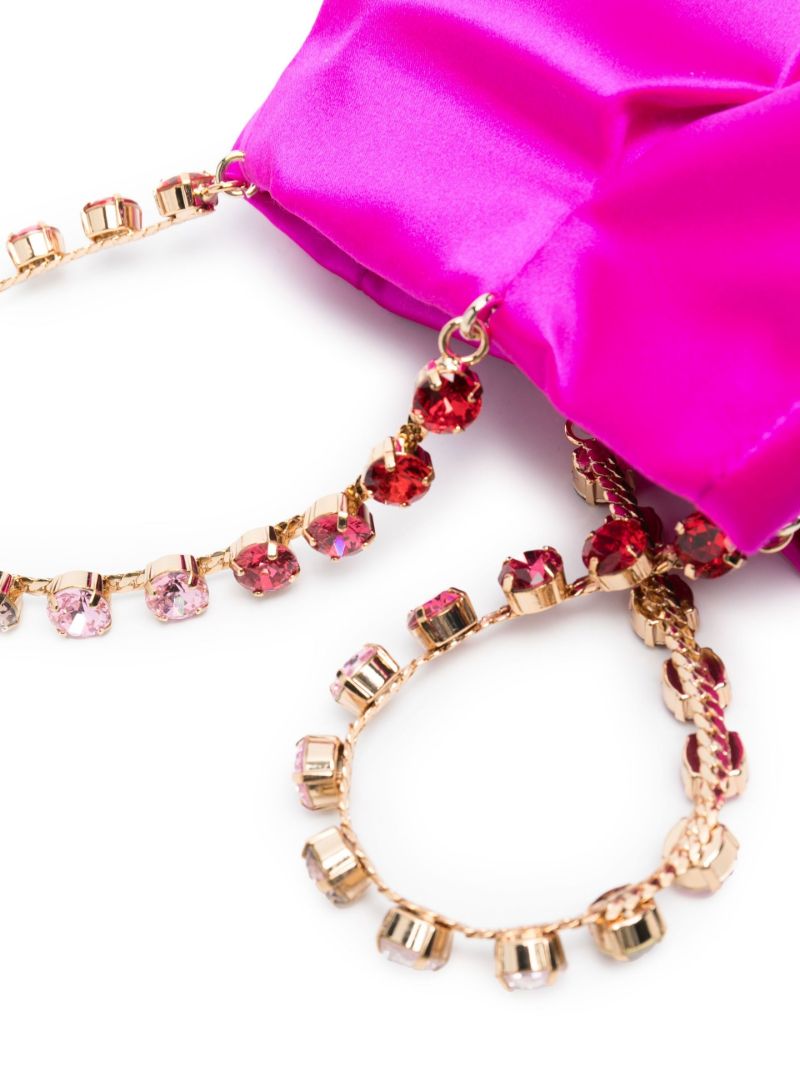 Pink Galactic Crystal Mini Top Handle Bag