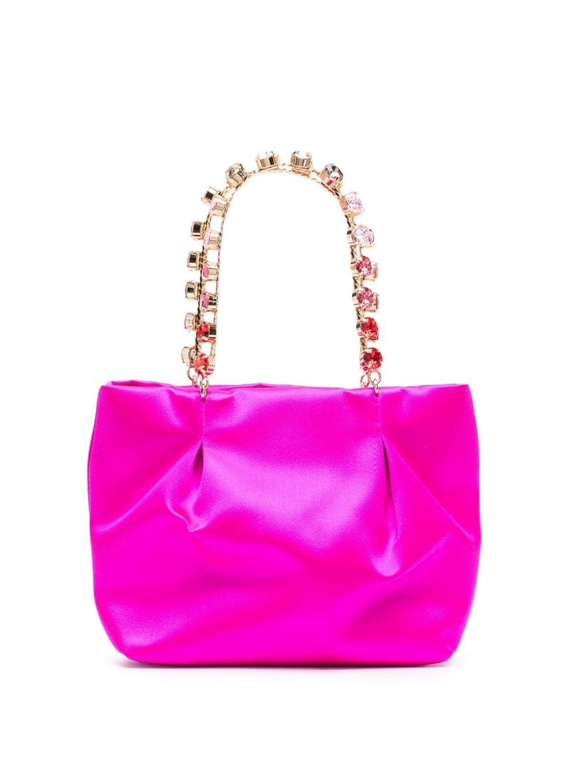 Pink Galactic Crystal Mini Top Handle Bag
