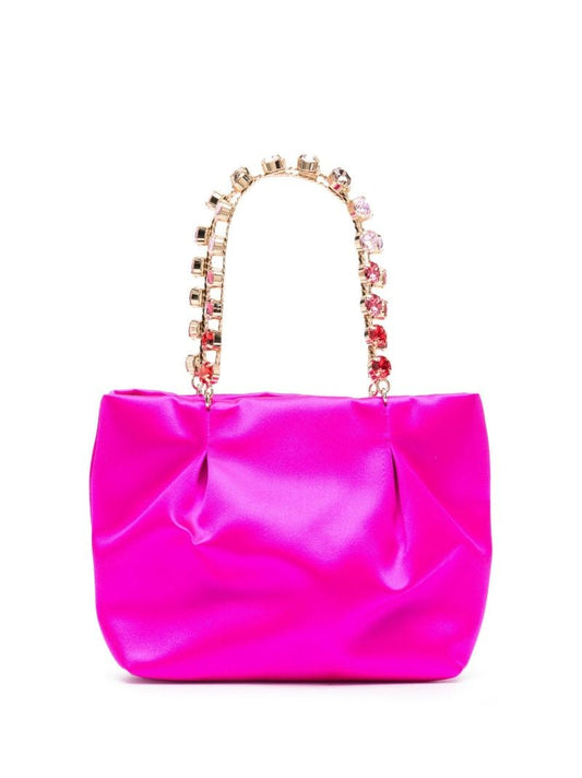 Pink Galactic Crystal Mini Top Handle Bag