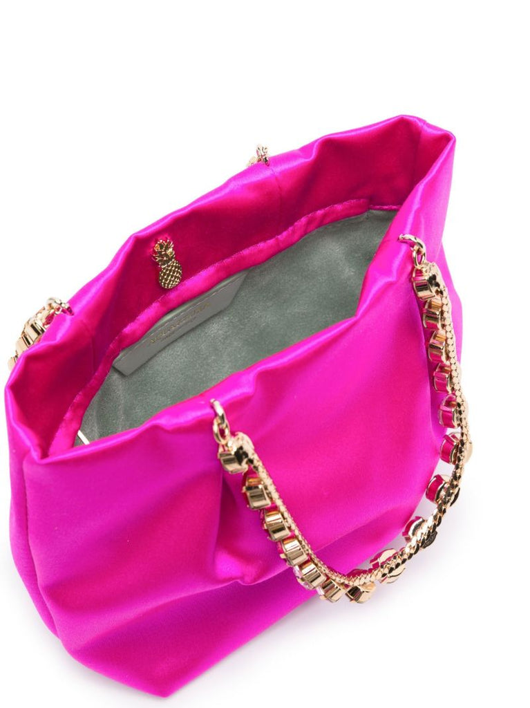 Pink Galactic Crystal Mini Top Handle Bag