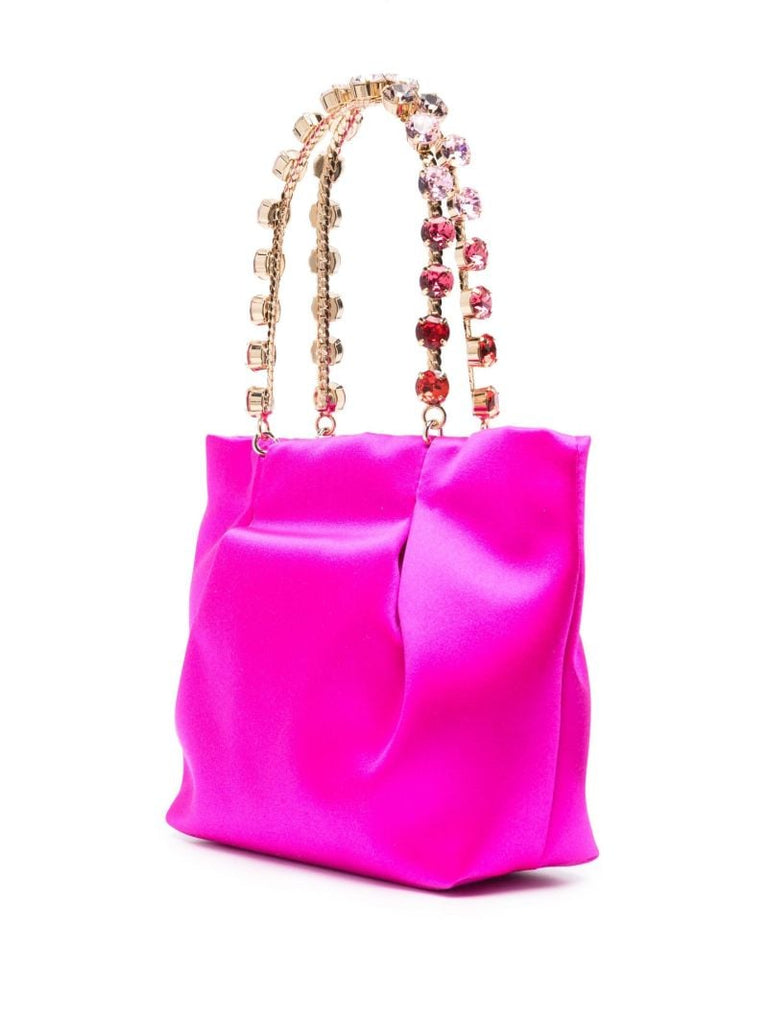 Pink Galactic Crystal Mini Top Handle Bag