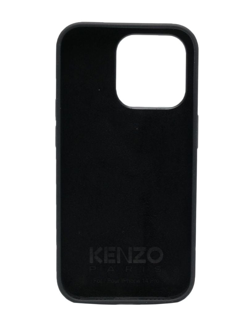 Black Boke Flower Iphone 14 Pro Case