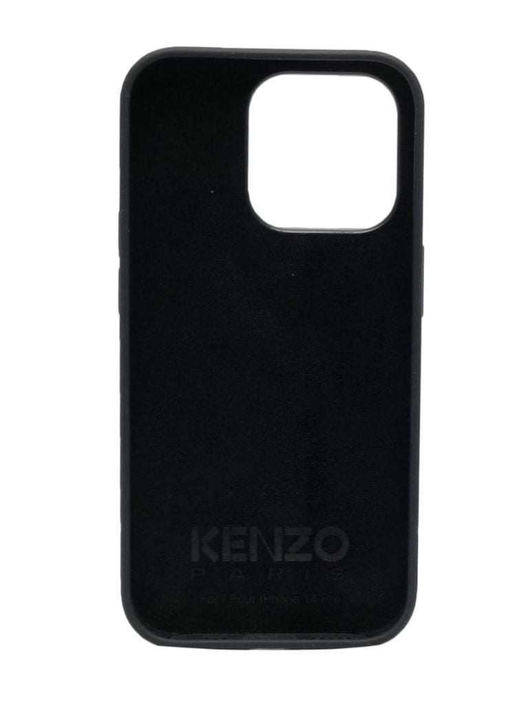 Black Boke Flower Iphone 14 Pro Case