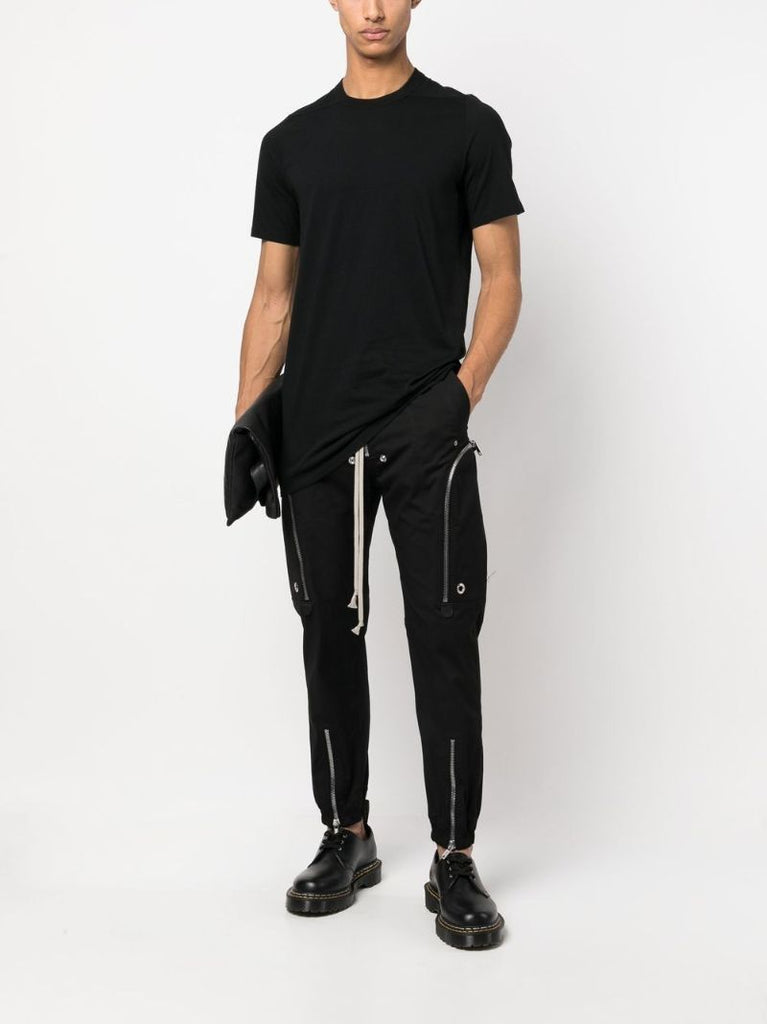 Black Bauhaus Cotton Cargo Trousers