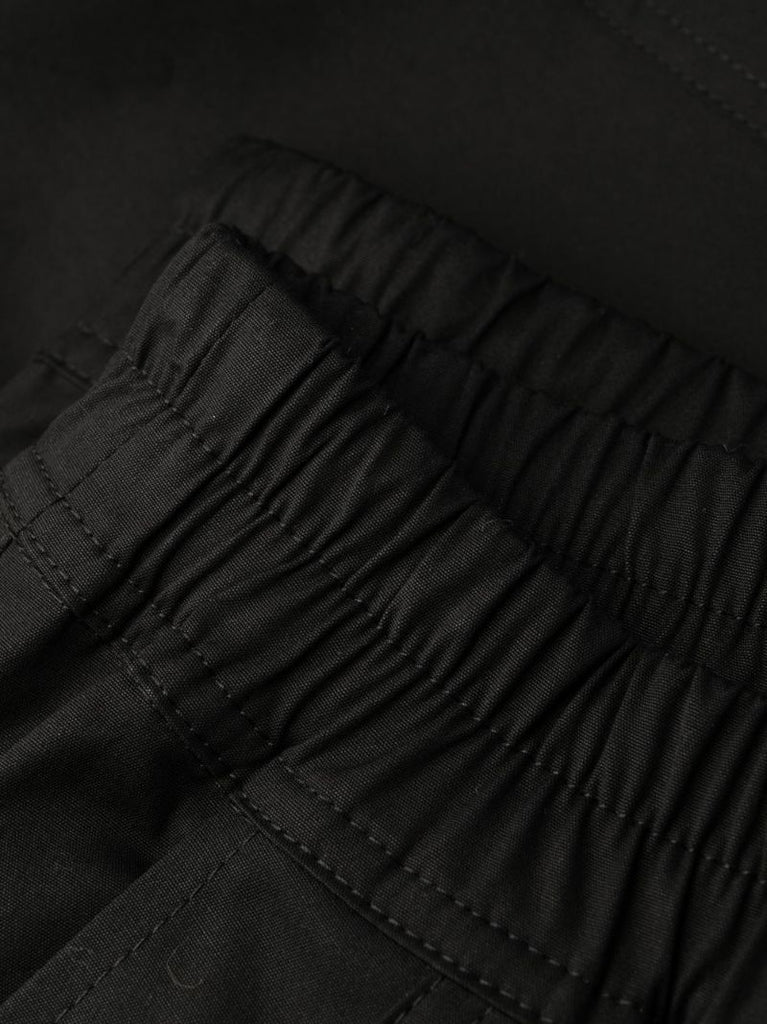 Black Mastodon Cotton Cargo Trousers