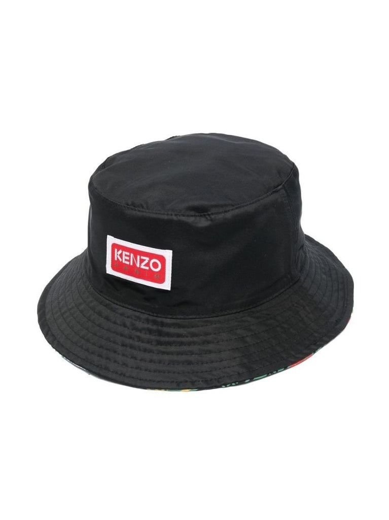 Black Logo-print Reversible Bucket Hat