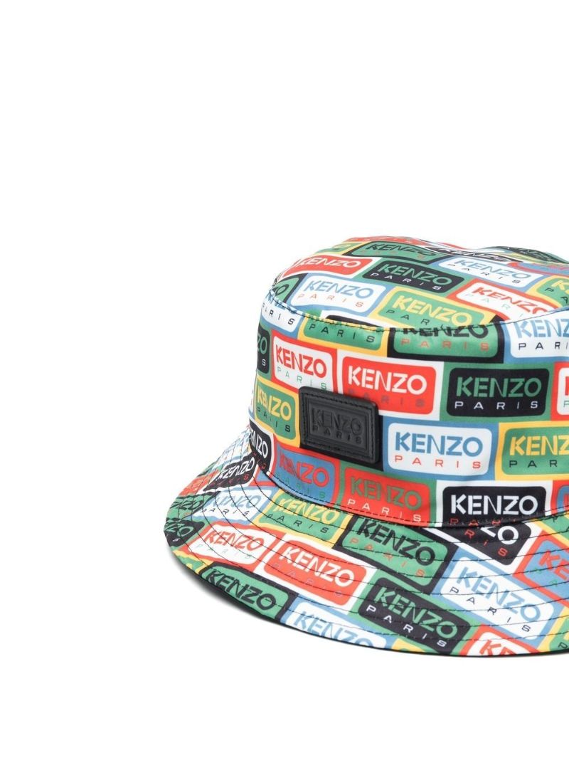 Black Logo-print Reversible Bucket Hat