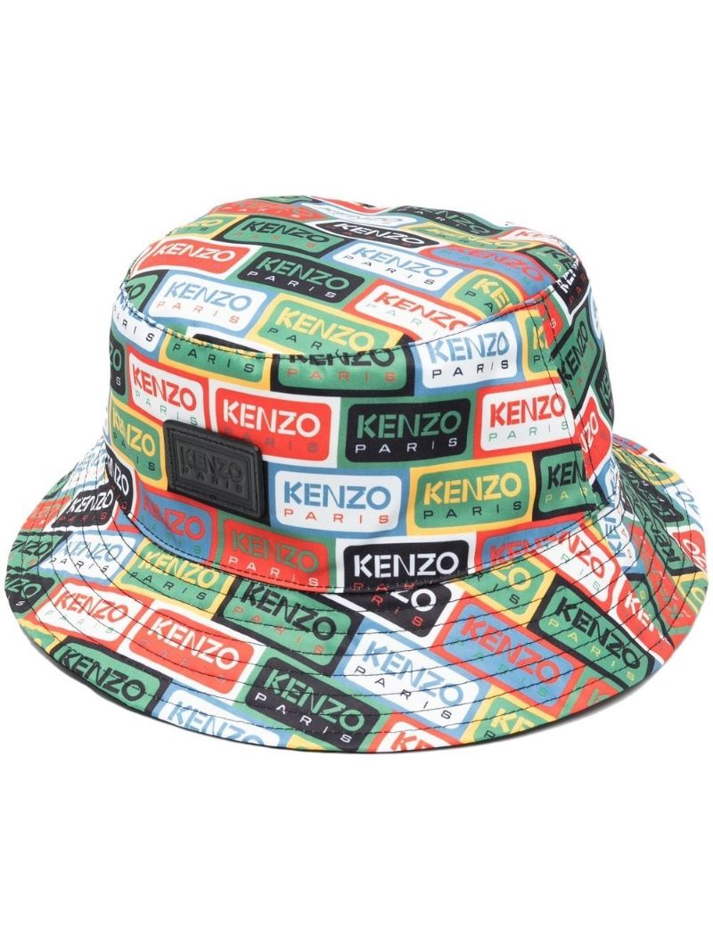 Black Logo-print Reversible Bucket Hat