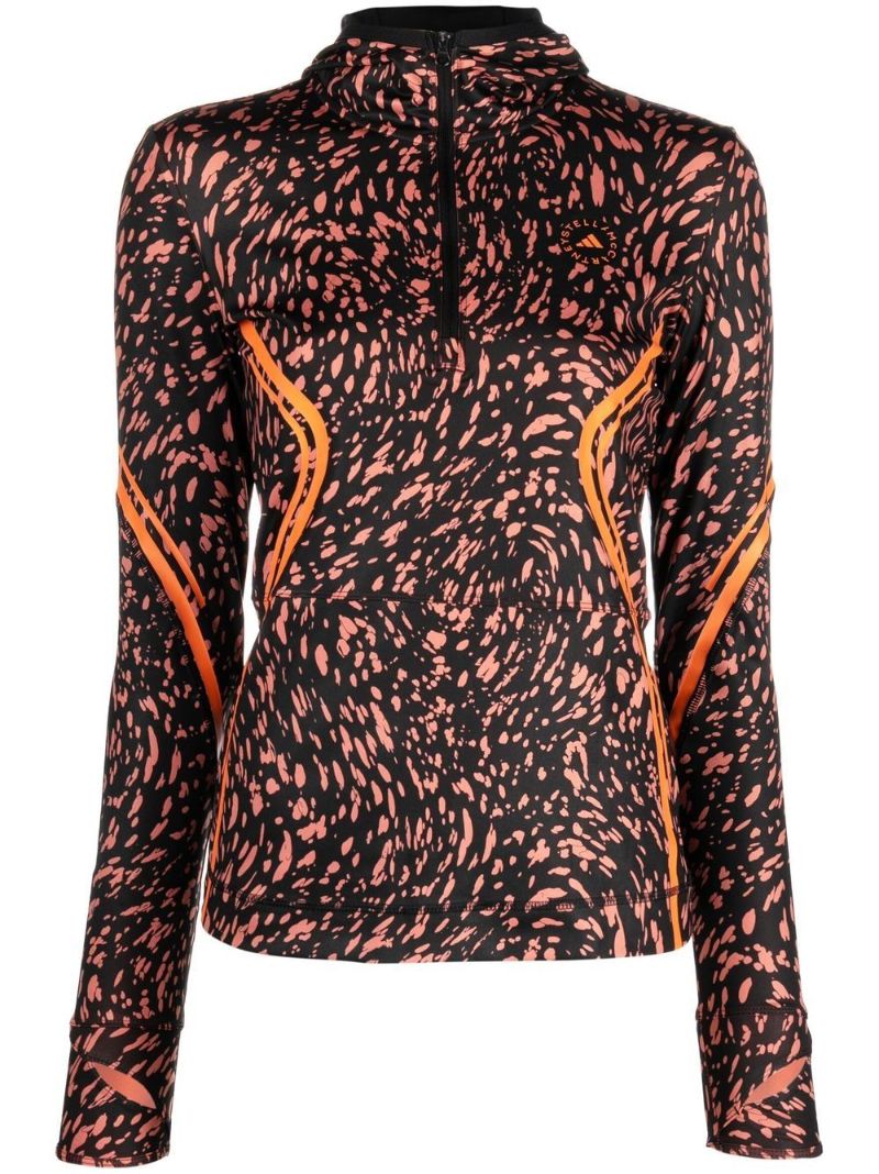 Black Truepace Graphic Print Top