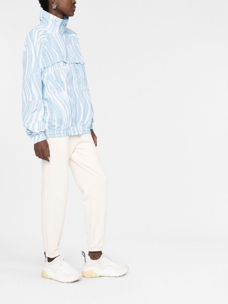 Blue Truecasuals Abstract Print Jacket
