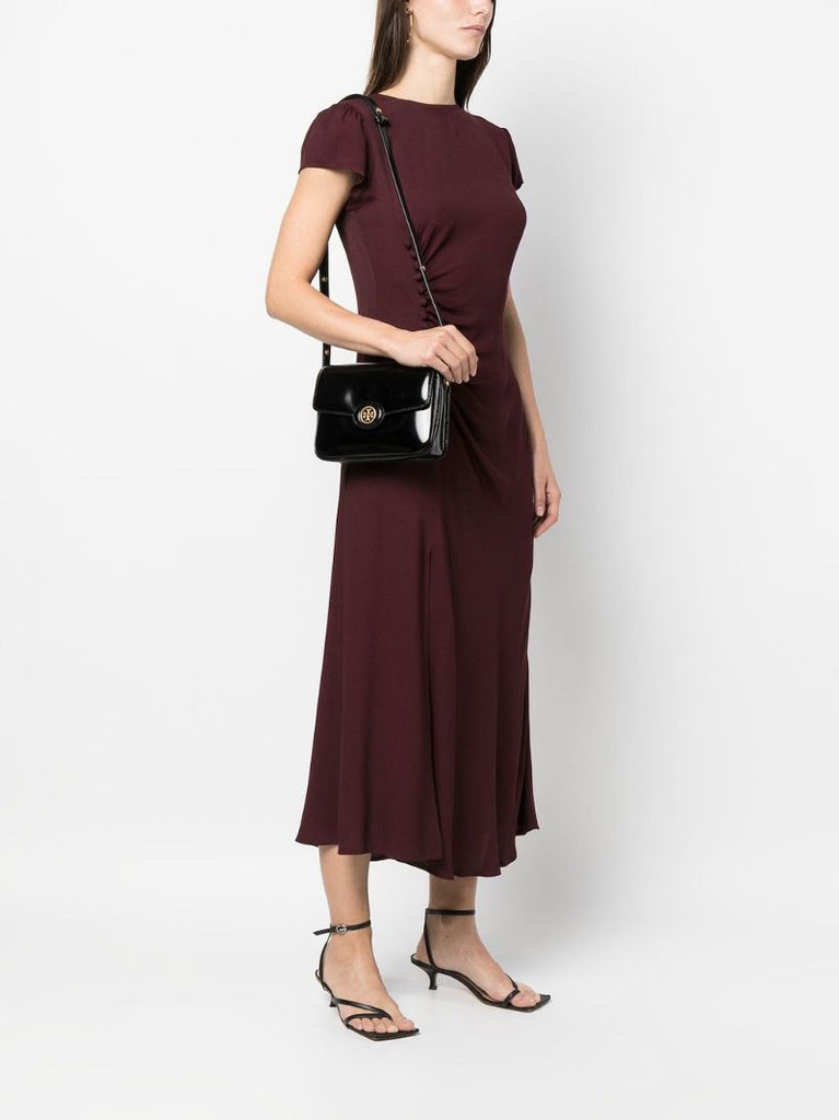 Black Robinson Leather Shoulder Bag