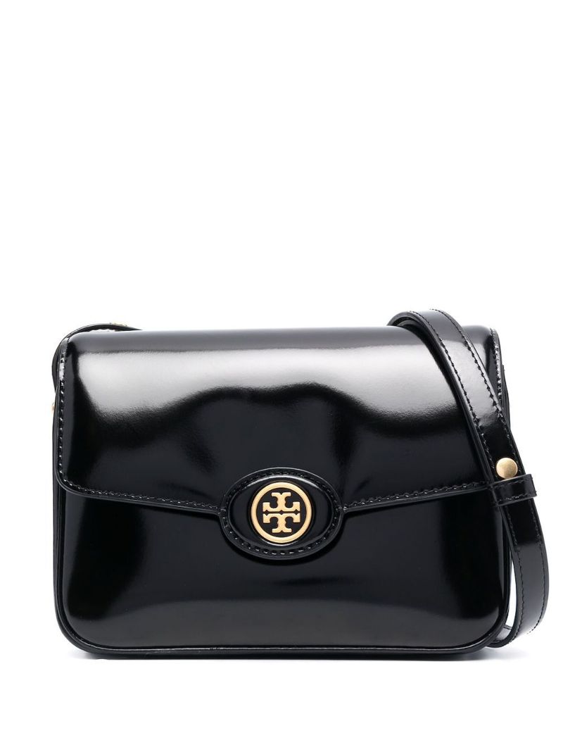 Black Robinson Leather Shoulder Bag
