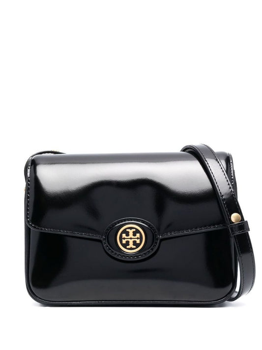 Black Robinson Leather Shoulder Bag