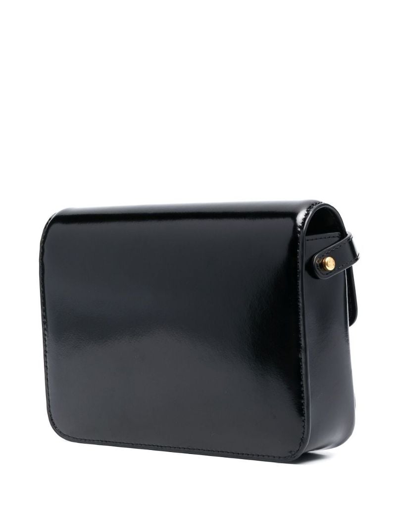 Black Robinson Leather Shoulder Bag