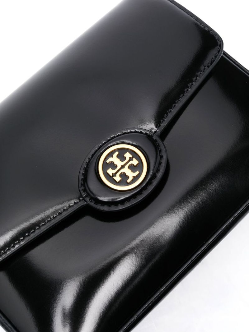 Black Robinson Leather Shoulder Bag