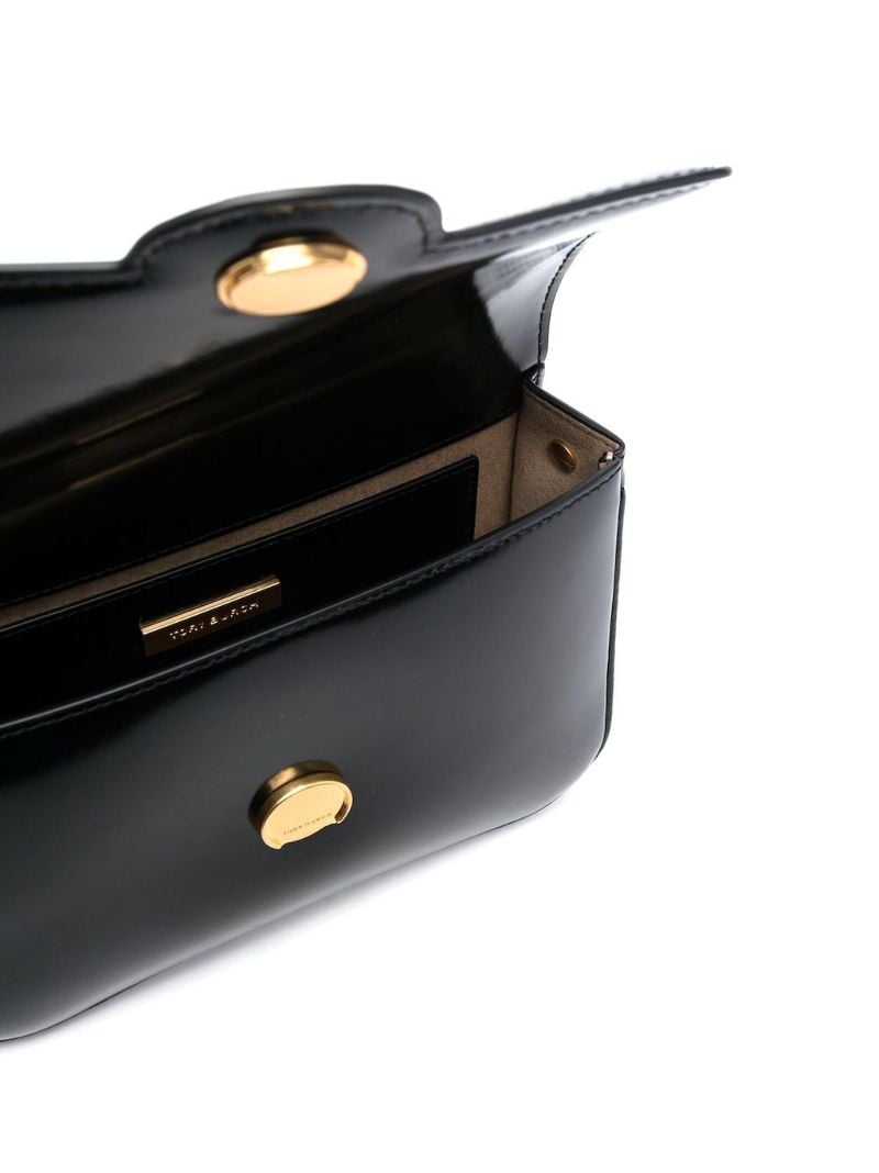 Black Robinson Leather Shoulder Bag