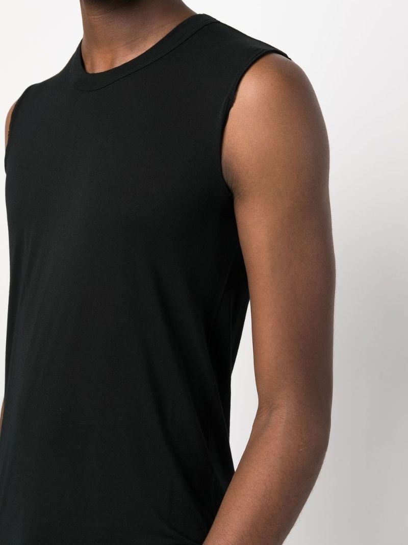 Black Longline Tank Top