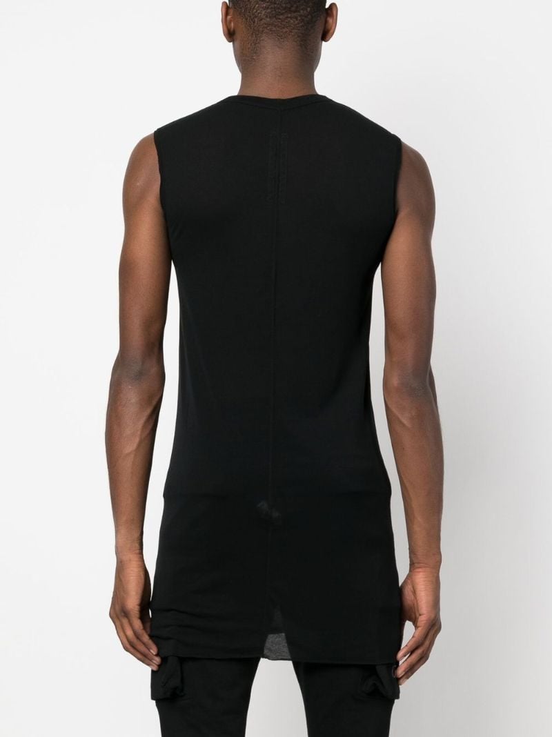 Black Longline Tank Top