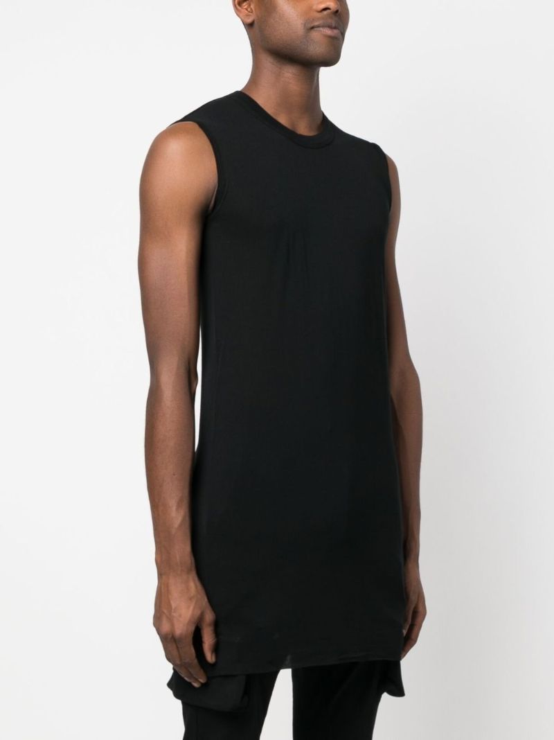 Black Longline Tank Top