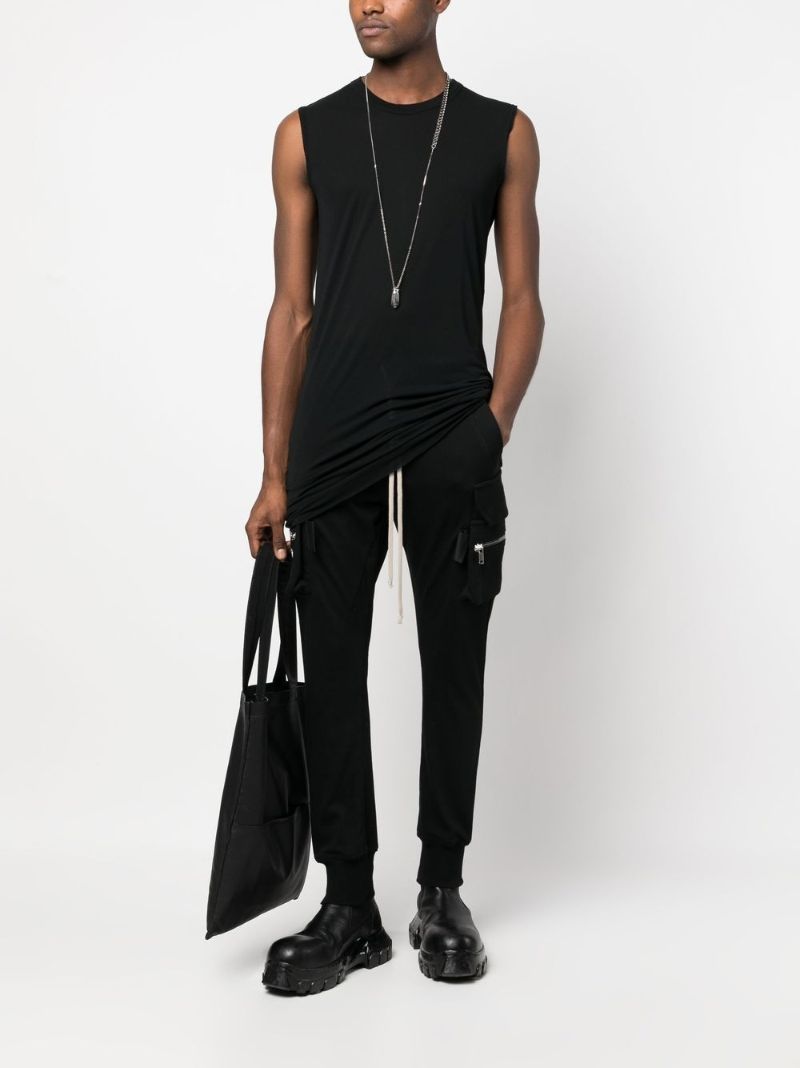 Black Longline Tank Top