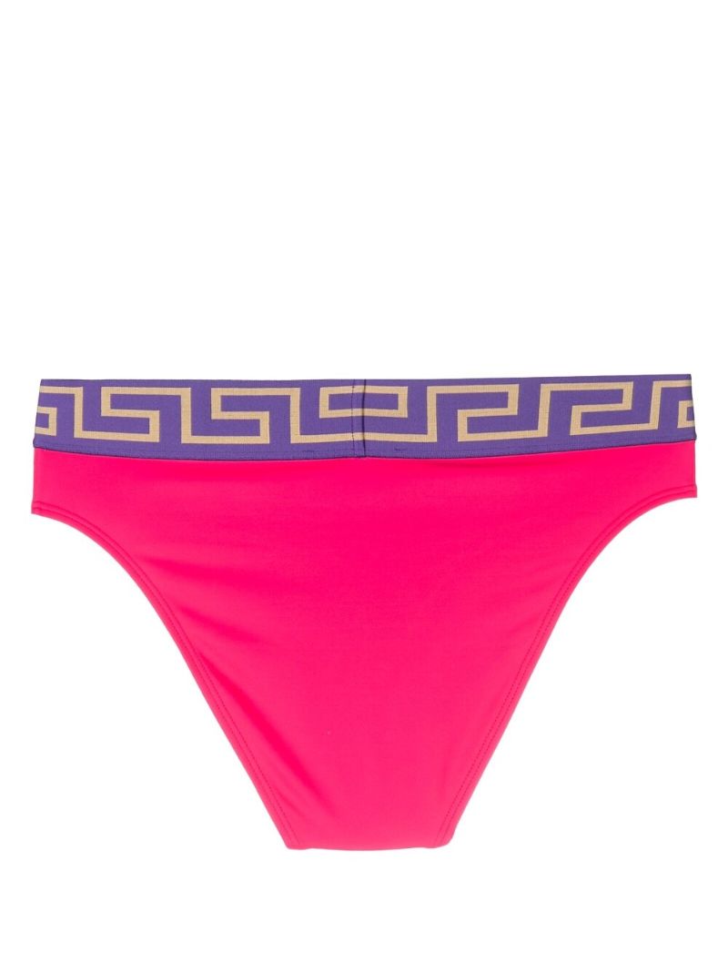 Pink Greca Key Bikini Bottoms