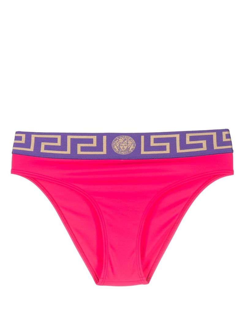 Pink Greca Key Bikini Bottoms