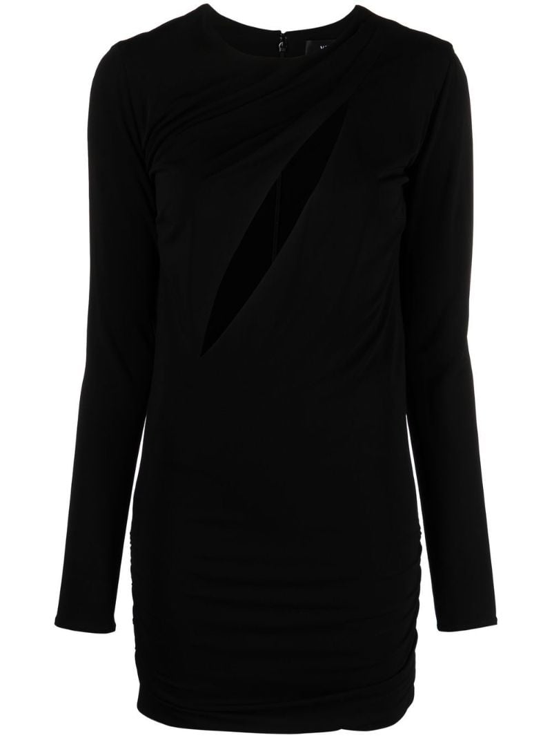 Black Cut-out Detail Mini Dress