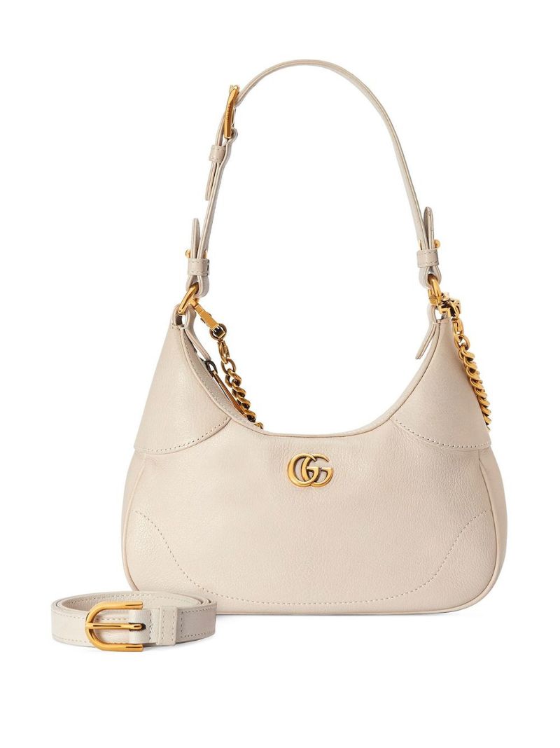 Neutral Aphrodite Small Leather Shoulder Bag