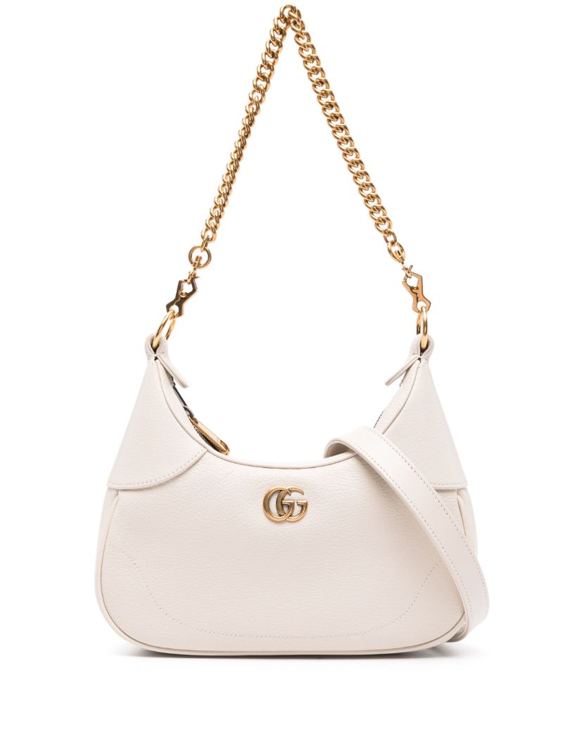 Neutral Aphrodite Small Leather Shoulder Bag