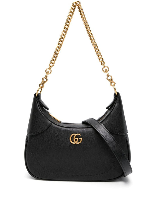 Black Small Aphrodite Shoulder Bag