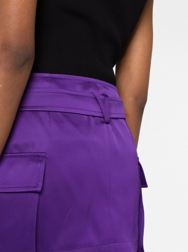 Purple Medusa Bigger Cargo Mini Skirt